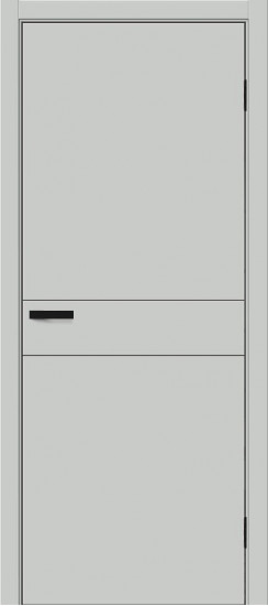 Межкомнатная дверь Браво-0.24 П, цвет: Grey Silk, с покрытием: ПЭТ, серия: Bravo A, размер: 200*60