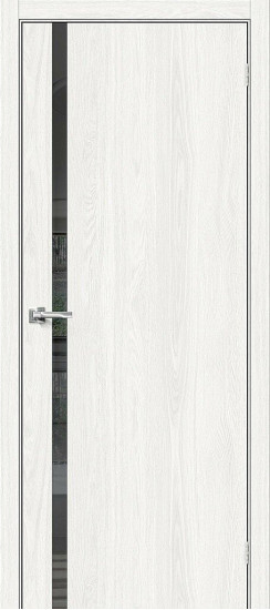 Межкомнатная дверь Браво-1.55, цвет: White Dreamline, с покрытием из эко шпона, серия: Bravo S, размер: 200*90