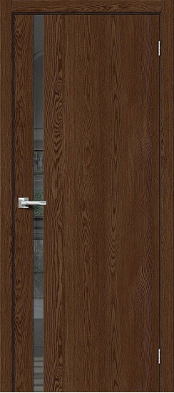Межкомнатная дверь Браво-1.55, цвет: Brown Dreamline, с покрытием из эко шпона, серия: Bravo S, размер: 200*60