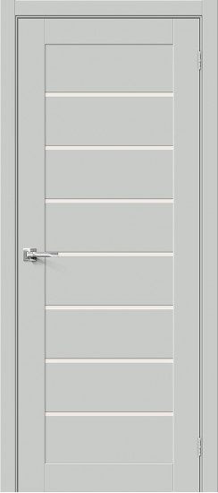Межкомнатная дверь Браво-22, цвет: Grey Silk, с покрытием: ПЭТ, серия: Bravo X, размер: 200*60
