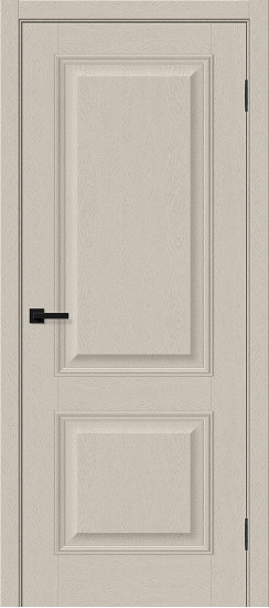 Межкомнатная дверь Классик-12, цвет: Cream Silkwood, с покрытием: ПЭТ, серия: Classic, размер: 200*60