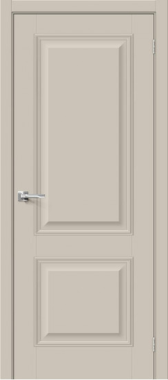 Межкомнатная дверь Классик-12, цвет: Cream Silk, с покрытием: ПЭТ, серия: Classic, размер: 200*60