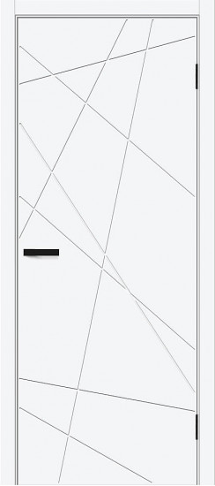 Межкомнатная дверь Граффити-5.Д, цвет: White Pro, с покрытием: Винил, серия: Graffiti, размер: 200*90