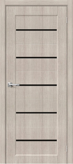 Межкомнатная дверь Мода-22 Black Line, цвет: Cappuccino Melinga, с покрытием из эко шпона, серия: Moda, размер: 200*60