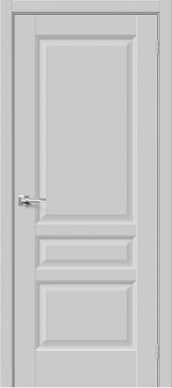 Межкомнатная дверь Неоклассик-34, цвет: Grey Silk, с покрытием: ПЭТ, серия: Neoclassic, размер: 200*60