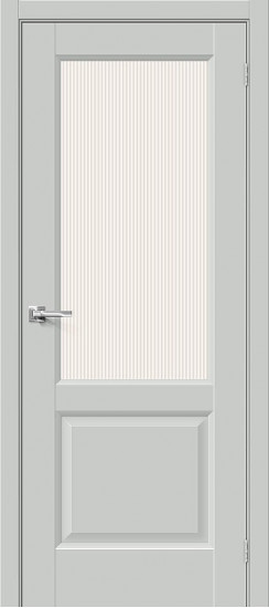 Межкомнатная дверь Неоклассик-33, цвет: Grey Silk, с покрытием: ПЭТ, серия: Neoclassic, размер: 200*60