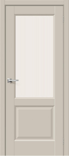 Межкомнатная дверь Неоклассик-33, цвет: Cream Silk, с покрытием: ПЭТ, серия: Neoclassic, размер: 200*60