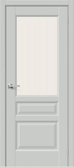 Межкомнатная дверь Неоклассик-35, цвет: Grey Silk, с покрытием: ПЭТ, серия: Neoclassic, размер: 200*60