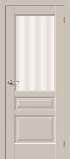 Межкомнатная дверь Неоклассик-35, цвет: Cream Silk, с покрытием: ПЭТ, серия: Neoclassic, размер: 200*60