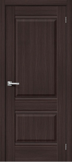Межкомнатная дверь Прима-2, цвет: Wenge Melinga, с покрытием из эко шпона, серия: Prima, размер: 200*60