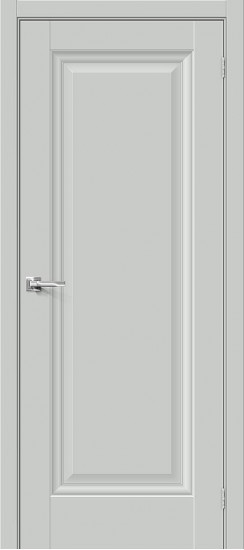 Межкомнатная дверь Прима-0, цвет: Grey Silk, с покрытием: ПЭТ, серия: Prima, размер: 200*60