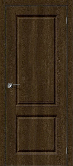 Межкомнатная дверь Скинни-12, цвет: Dark Barnwood, с покрытием: Винил, серия: Skinny, размер: 200*60