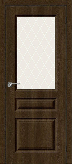 Межкомнатная дверь Скинни-15, цвет: Dark Barnwood, с покрытием: Винил, серия: Skinny, размер: 200*60