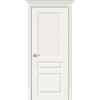 Межкомнатная дверь Скинни-15.1, цвет: Whitey, с покрытием из эмали, серия: Skinny, размер: 200*60
