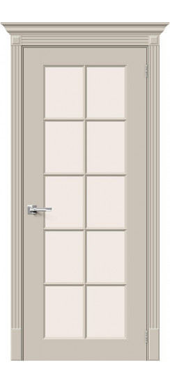 Межкомнатная дверь Скинни-11.1, цвет: Creamy, с покрытием из эмали, серия: Skinny, размер: 200*60